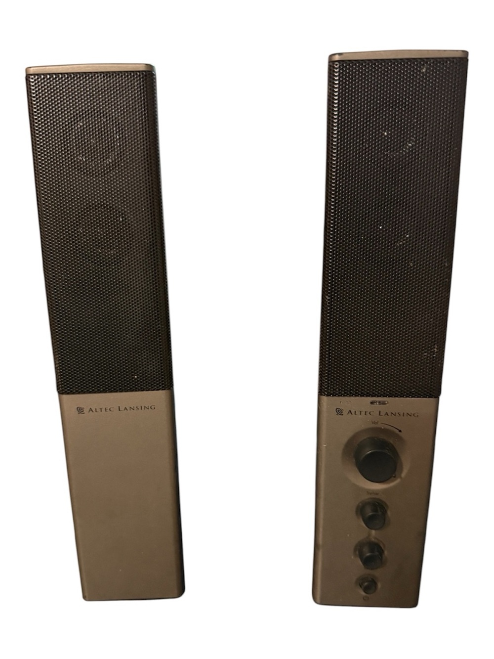 Altec Lansing VS4121 Powered Computer Speakers Desktop PC Speaker Set Untested